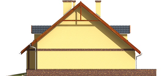Ruth G1 - Projekt domu Ruta G1 - elewacja prawa