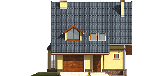 Ruth G1 - Projekt domu Ruta G1 - elewacja frontowa