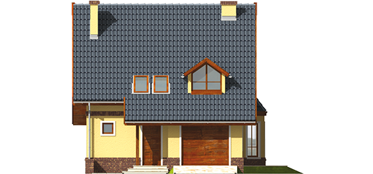 Ruth G1 - Projekt domu Ruta G1 - elewacja frontowa