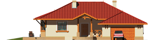 Natalia G2 - Projekt domu Natalia G2 - elewacja frontowa