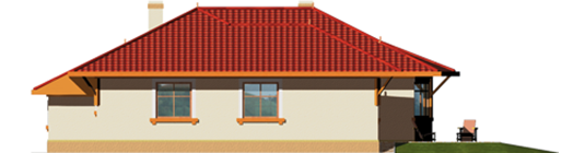 Natalia G2 - Projekt domu Natalia G2 - elewacja tylna