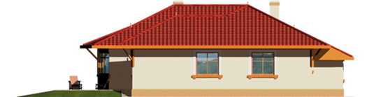 Natalia G2 - Projekt domu Natalia G2 - elewacja tylna