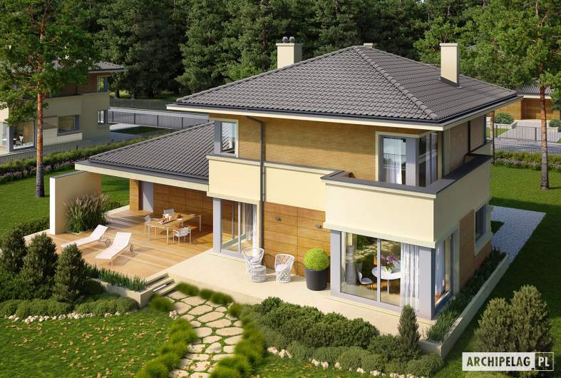 Projekt domu Rodrigo II G2 - widok z góry