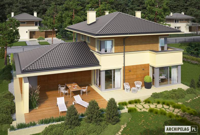 Projekt domu Rodrigo II G2 - widok z góry