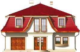 Gale G1 - Projekt domu Gaja G1 - elewacja frontowa