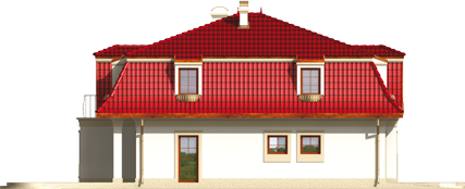 Gale G1 - Projekt domu Gaja G1 - elewacja lewa