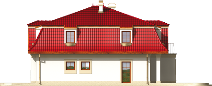 Gale G1 - Projekt domu Gaja G1 - elewacja lewa