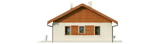 Projekt domu Mel - elewacja lewa