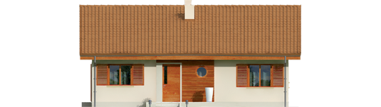 Mel - Projekt domu Mel - elewacja frontowa