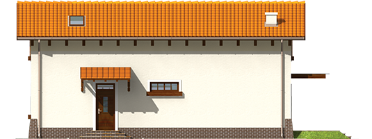 Antalya I - Projekt domu Antalka - elewacja frontowa