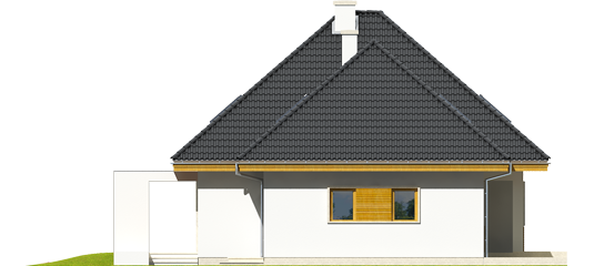 Jared II G1 - Projekt domu Jarek II G1 - elewacja lewa