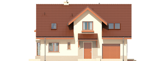 Arizona G1 - Projekt domu Arizona G1 - elewacja frontowa