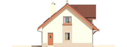 Arizona G1 - Projekt domu Arizona G1 - elewacja lewa