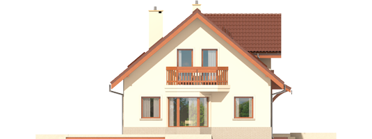 Arizona G1 - Projekt domu Arizona G1 - elewacja prawa