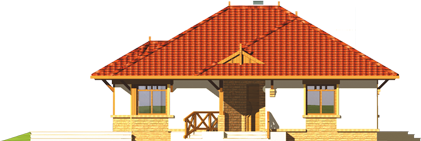 Veronika  - Projekt domu Weronika - elewacja frontowa