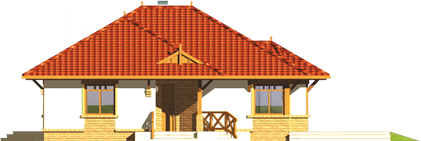 Veronika  - Projekt domu Weronika - elewacja frontowa