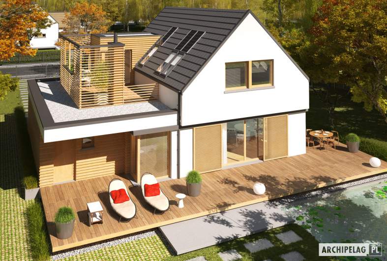 Projekt domu Markus G1 ENERGO PLUS - widok z góry