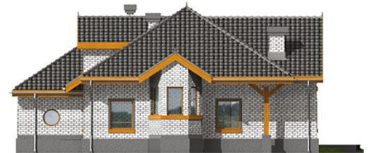 Sofia G2 - Projekt domu Sofia G2 - elewacja prawa