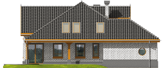 Sofia G2 - Projekt domu Sofia G2 - elewacja lewa