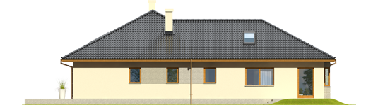 Alan II G2 - Projekt domu Alan II G2 - elewacja lewa