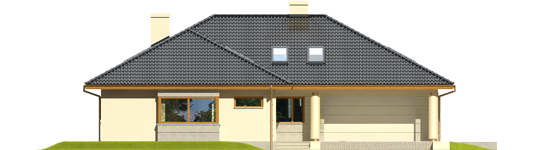 Alan II G2 - Projekt domu Alan II G2 - elewacja frontowa