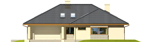 Alan II G2 - Projekt domu Alan II G2 - elewacja frontowa