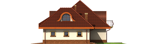 Inca G2 - Projekt domu Inka G2 - elewacja prawa