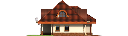 Inca G2 - Projekt domu Inka G2 - elewacja lewa