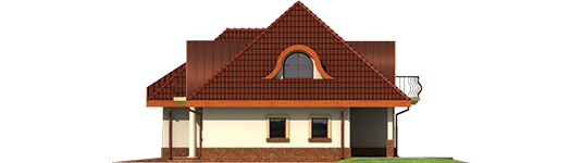 Inca G2 - Projekt domu Inka G2 - elewacja lewa