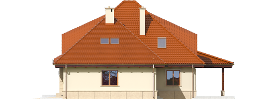 Petra II G2 - Projekty domów ARCHIPELAG - Petra II G2 - elewacja prawa
