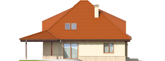 Petra II G2 - Projekty domów ARCHIPELAG - Petra II G2 - elewacja lewa