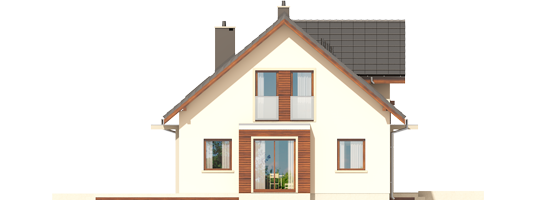 Arizona II G1 - Projekt domu Arizona II G1 - elewacja prawa