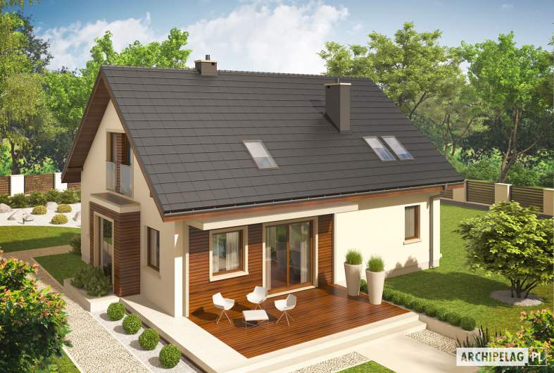 Projekt domu Arizona II G1 - widok z góry