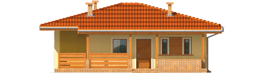 Nataly - Projekt domu Natalka - elewacja frontowa