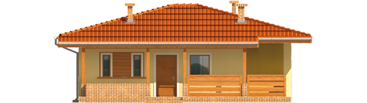 Nataly - Projekt domu Natalka - elewacja frontowa