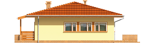 Nataly - Projekt domu Natalka - elewacja prawa