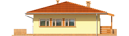 Nataly - Projekt domu Natalka - elewacja prawa