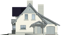 Joli - Projekt domu Jola - elewacja frontowa