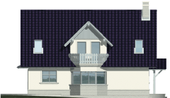 Joli - Projekt domu Jola - elewacja lewa