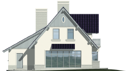 Joli - Projekt domu Jola - elewacja tylna