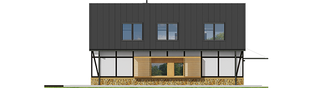 Projekt domu EX 15 soft - elewacja lewa