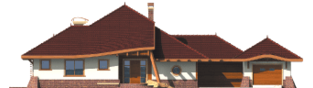 Projekt domu Henryk G1 - elewacja frontowa