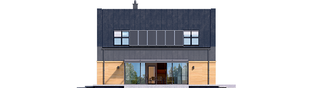 Projekt domu EX 16 G1 - elewacja lewa