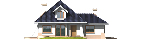 Milena II G1 - Projekt domu Milena II G1 - elewacja tylna