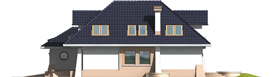 Milena II G1 - Projekt domu Milena II G1 - elewacja prawa