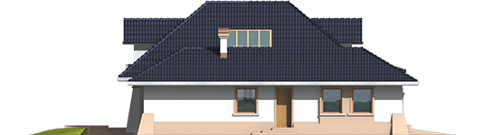 Milena II G1 - Projekt domu Milena II G1 - elewacja lewa