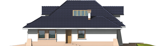 Milena II G1 - Projekt domu Milena II G1 - elewacja lewa