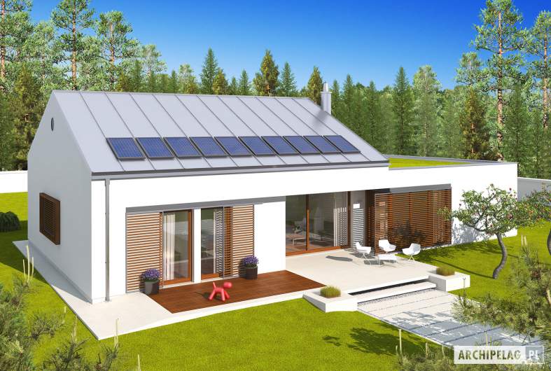 Projekt domu EX 8 G2 (wersja A) - widok z góry