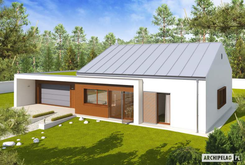 Projekt domu EX 8 G2 (wersja A) - widok z góry