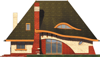 Michael - Projekt domu Mieszko - elewacja tylna